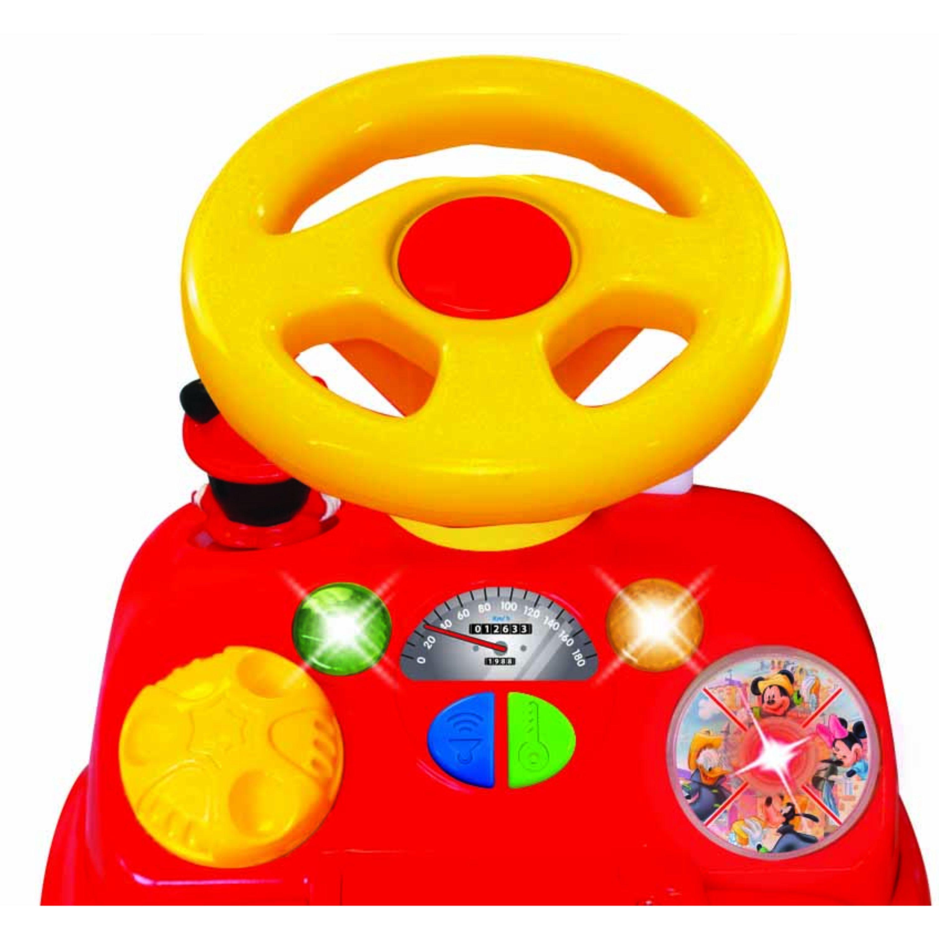 Kiddieland - Mickey Fire Engine Kid Toy Car - Red