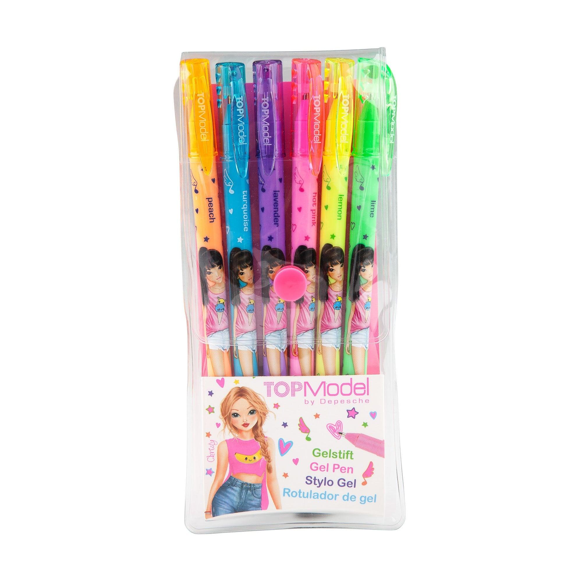 Top Model Neon Gelpen Set - 6 Colours