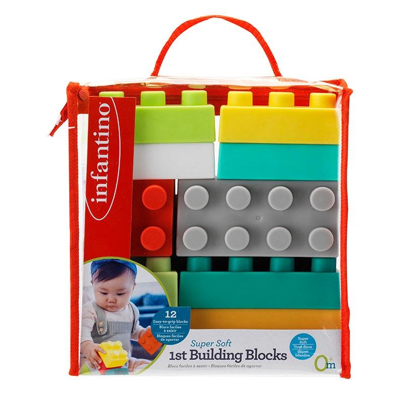 Infantino Super Soft 1St Building Blocks