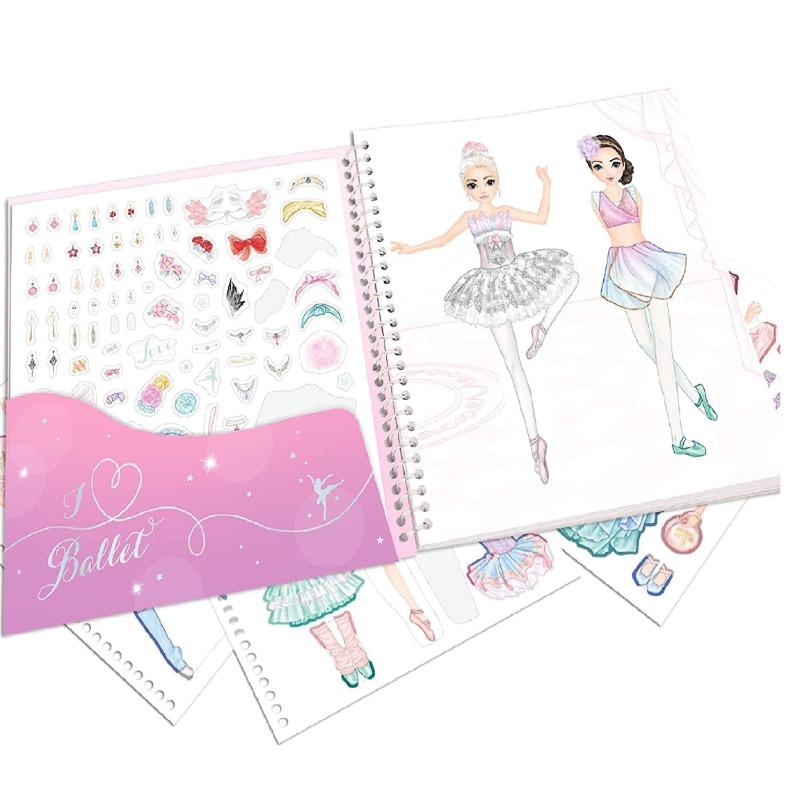 TopModel Dress Me Up Stickerbook Ballet