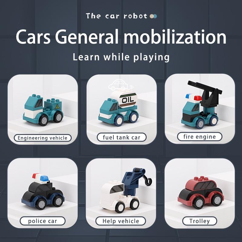 فاريبيل 6 ف 1 مجموعة بناء روبوت متحرك 140 قطعة