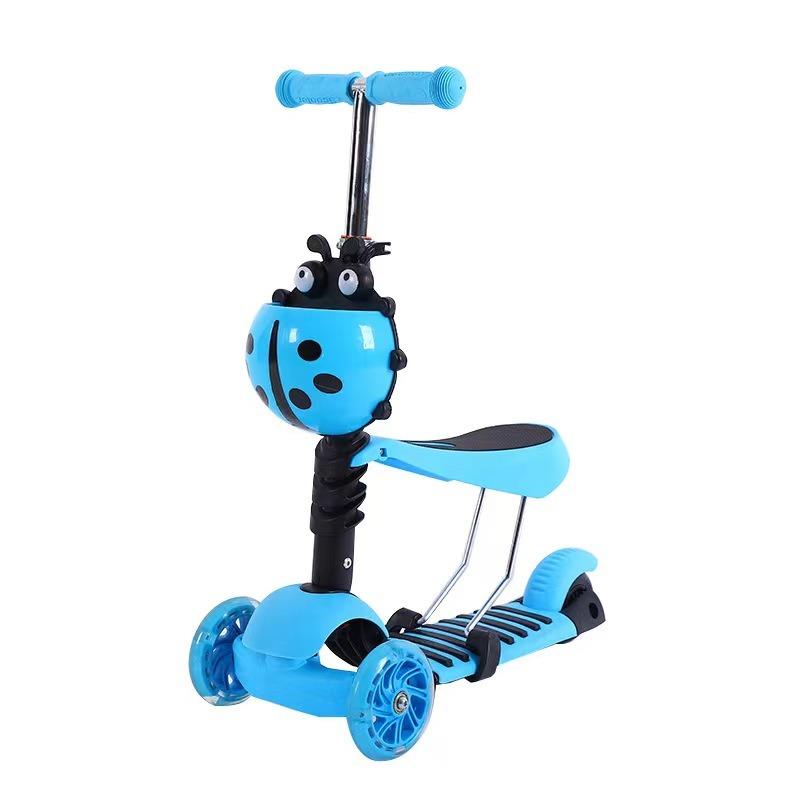 Spu 3 Wheeled Scooter 2 In 1 - Blue