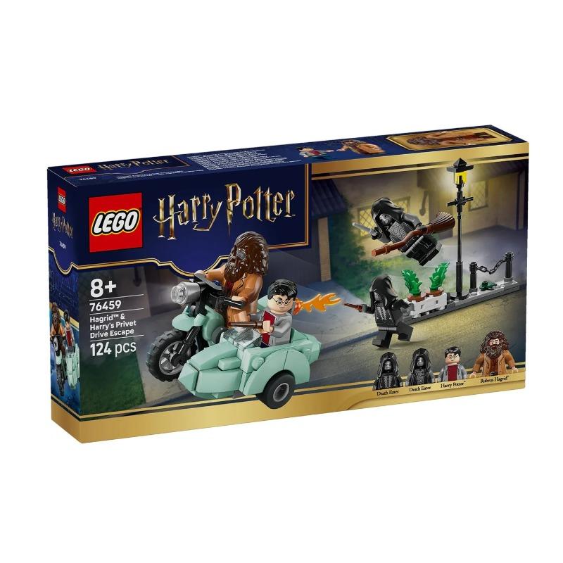 ليغو - مجموعة البناء هاري بوتر هاجريد وهروب هاري 124 قطعة 76459