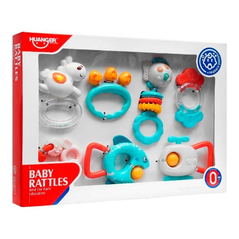 هوانجر - مجموعة خشخيشة التسنين 7 قطع