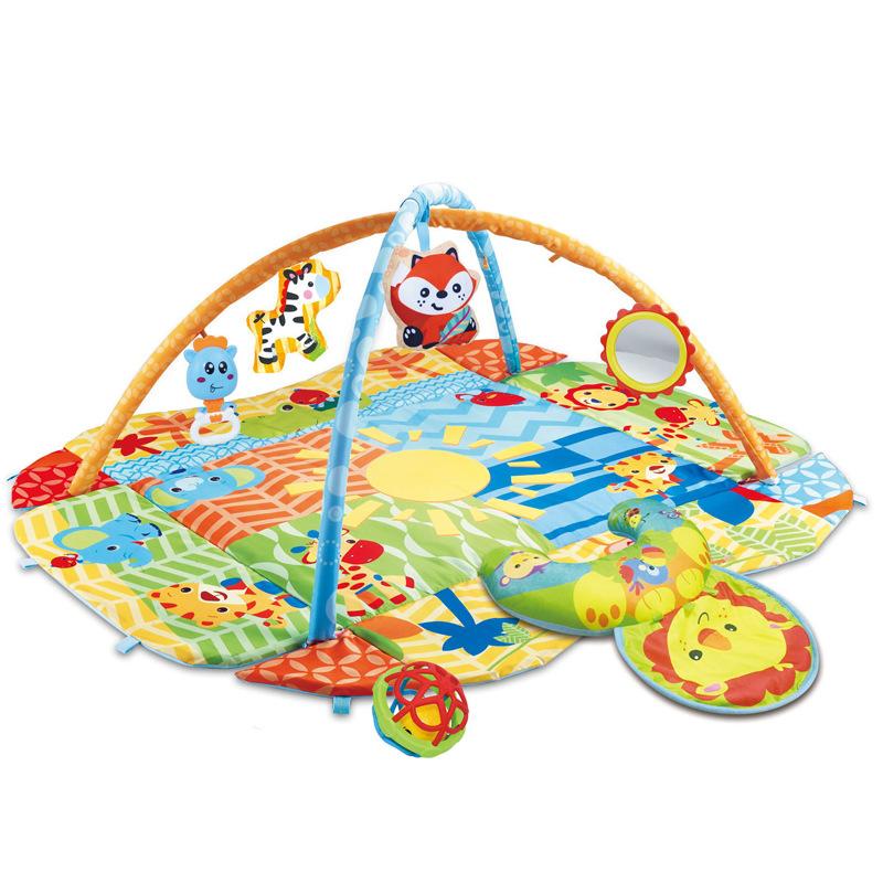 مركز اللّعب والأنشطة للرضع - تصميم حيوانات الغابة