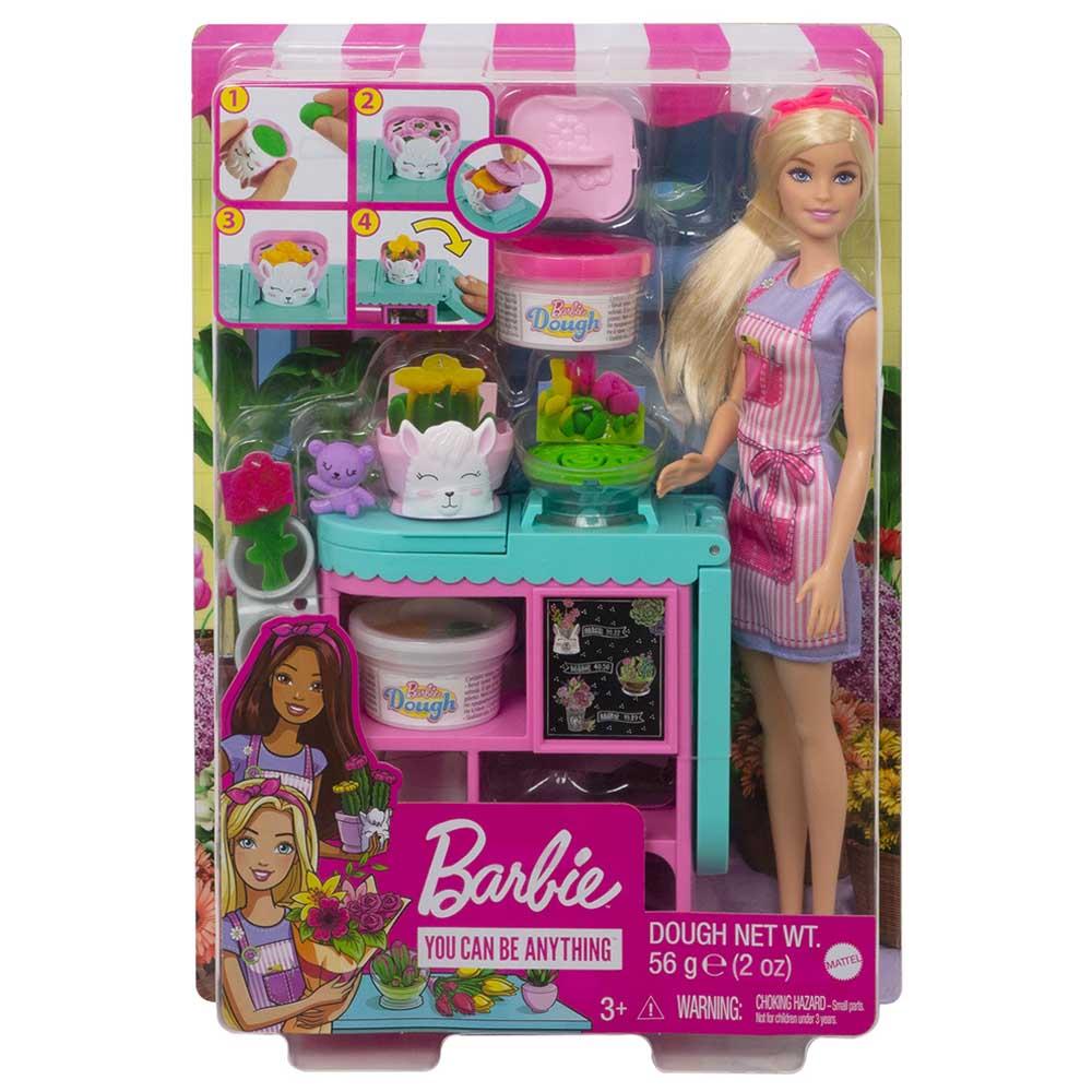 Barbie Flower Shop Owner Playset Doll