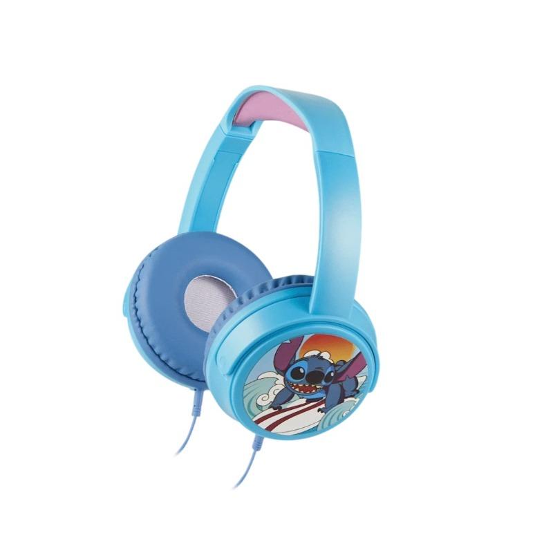 ديزني - سماعة رأس بتصميم ديزني ستيتش مع 11 ملصق