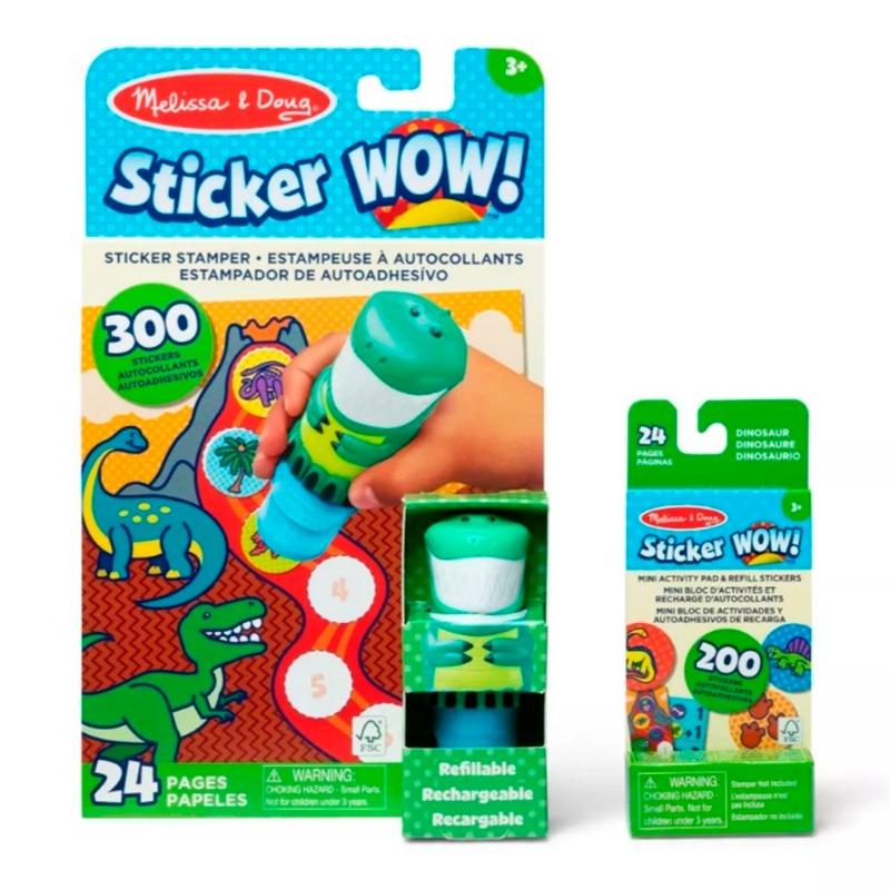 Melissa & Doug Sticker WOW - Dinosaur Bundle