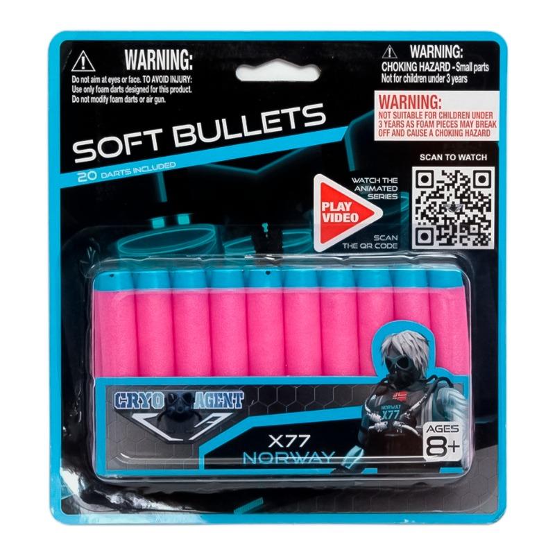Cryo Agent Soft Gun Darts Refill - 20Pcs