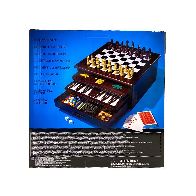 Cardinal Classics 12 In 1 Centre Wood Game