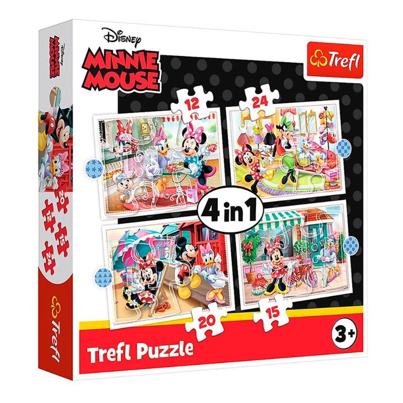Trefl Disney Minnie with Friends 4 in 1 Puzzle