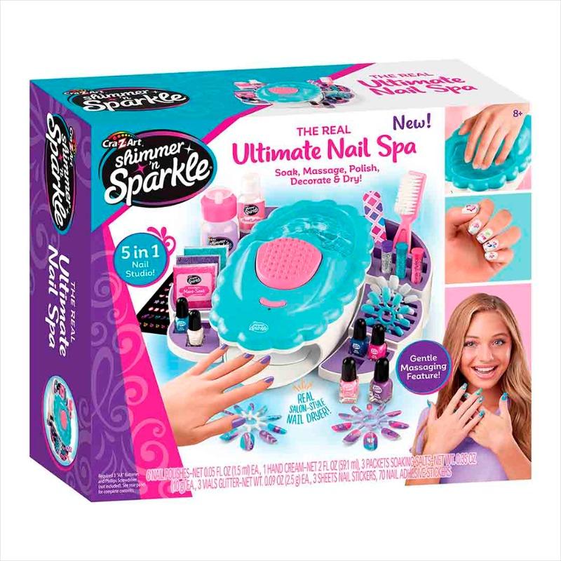 Shimmer N Sparkle Ultimate All In 1 Nail Spa - Assorted