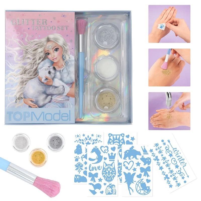 Top Model Glitter Tattoo Set Ice World