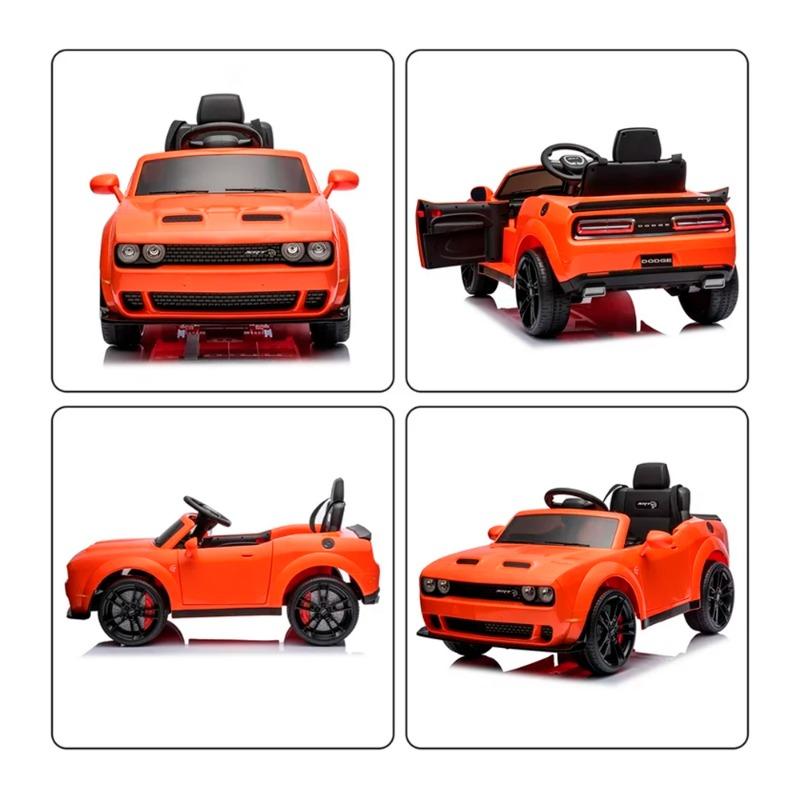 Happy Baby Dodge Challenger 12V Ride On Car - Orange