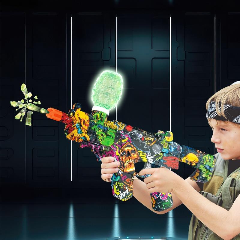 مسدس كرات الجل مع إضاءة ليلة