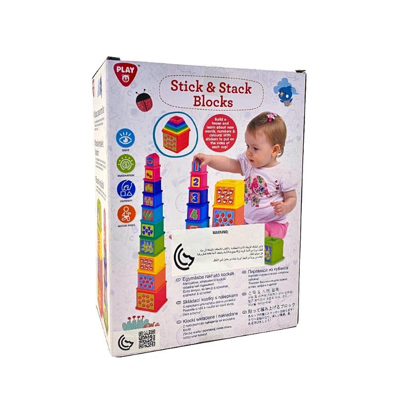PlayGo - Stick And Stack Blocks