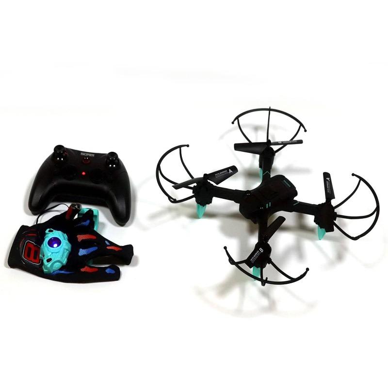Drone Aircraft With Glove And Remote control