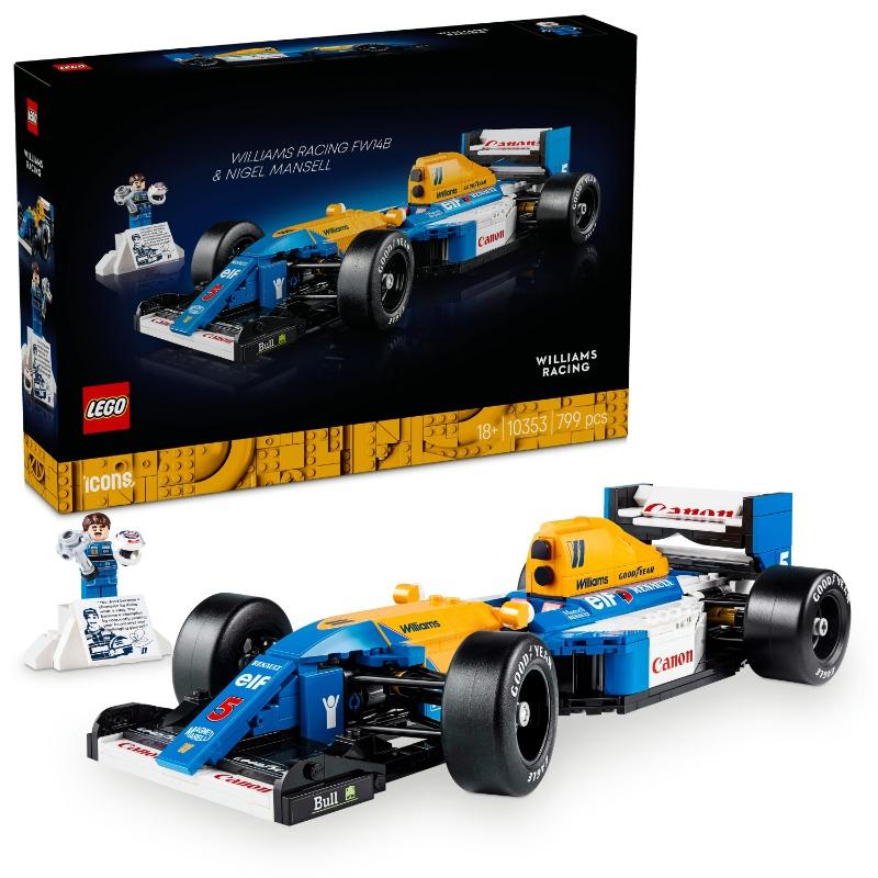 Lego - Williams Racing Car And Nigel Mansell