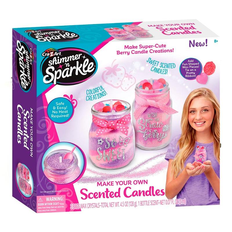 Cra-Z-Art Shimmer N Sparkle Make Your Own Scented Candles - Berry Candle