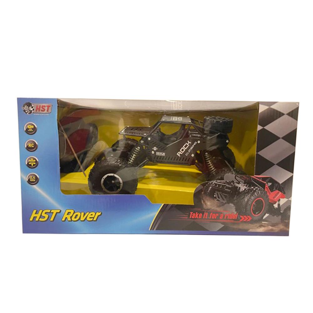 اتش اس تي - شاحنة الطرق الوعرة مع جهاز تحكم عن بعد - أسود