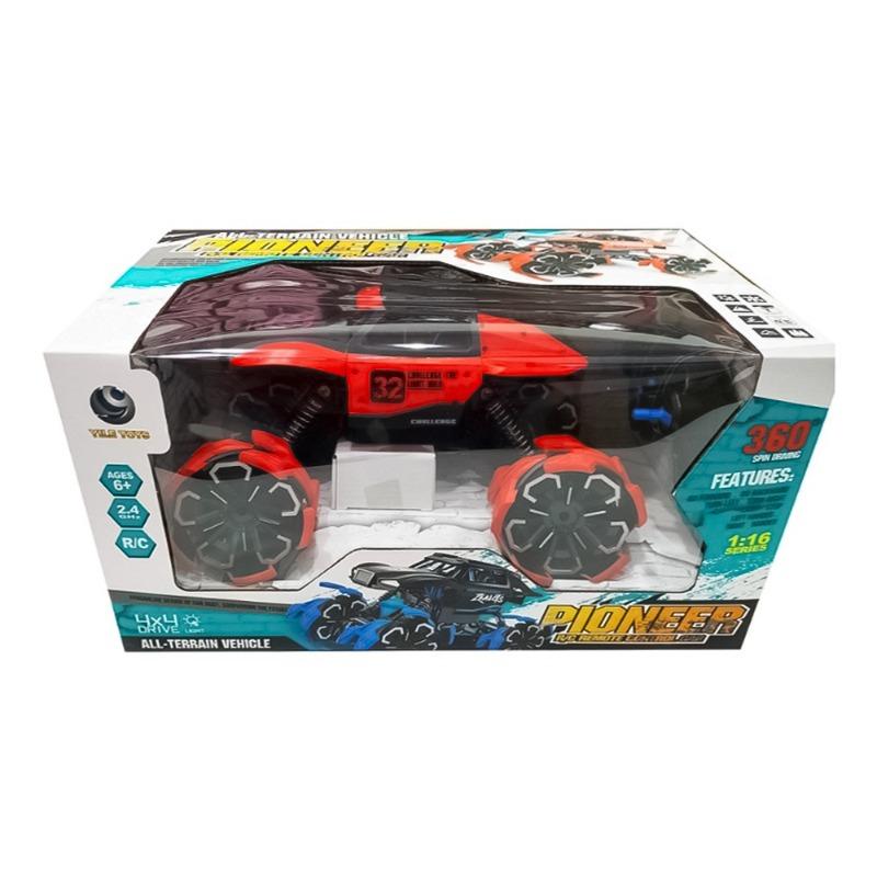 A fourwheel drive off-road vehicle in blue