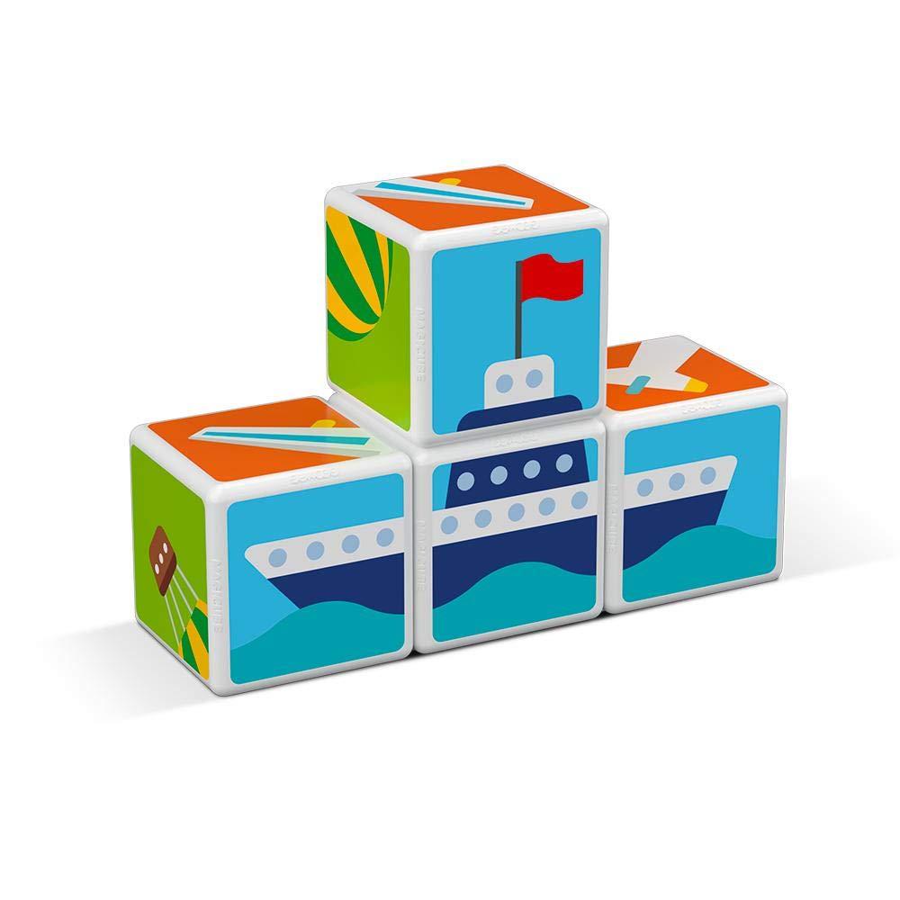 Geomag Magicube Printed Transport And Card