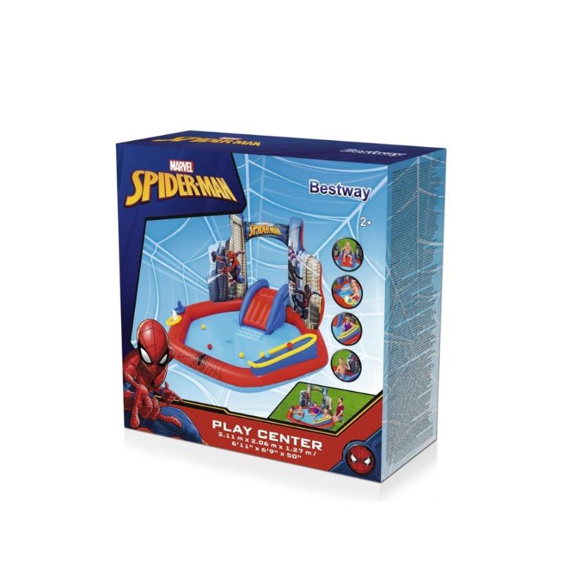 BestWay Inflatable Play Center – Compact Slide & Splash Pool