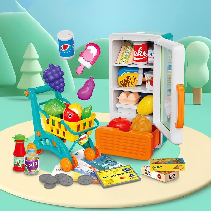 Shopping Cart Playset Game Pretend Toy