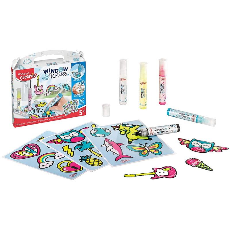 مابد - مجموعة استنسل ملصقات النافذة