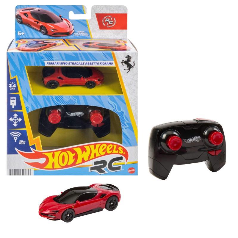 Hot Wheels RC Toy Car Remote Control Ferrari SF90 Stradale 1:64
