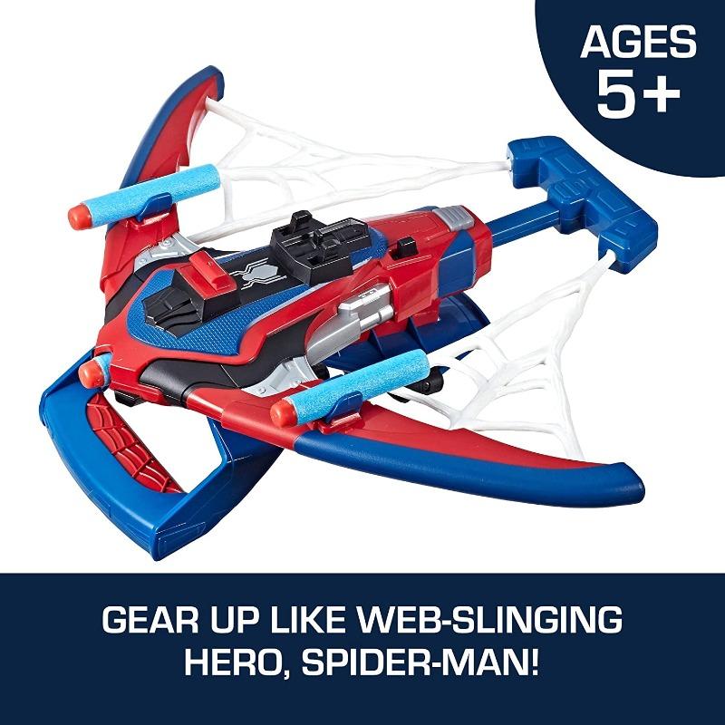 Marvel Spider-Man Web Shots Spiderbolt Nerf Powered Blaster