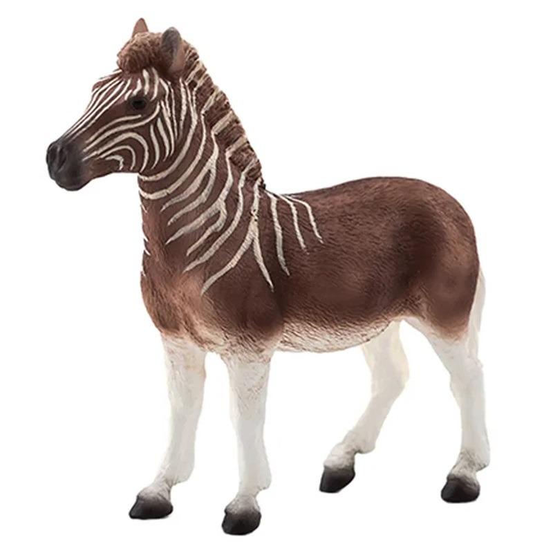 Mojo Quagga Toy Figure - Brown & White