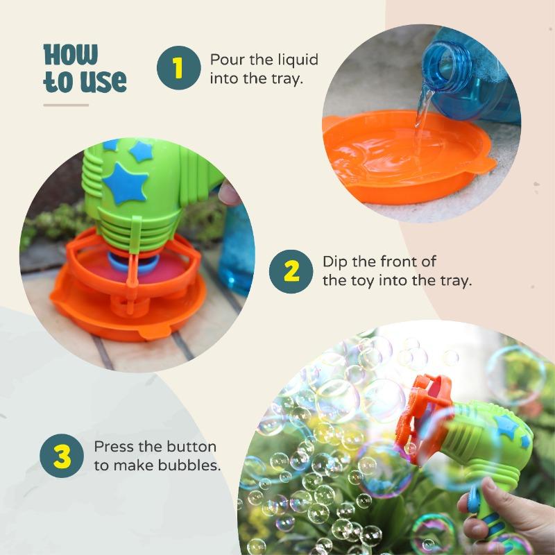 MOON Bubble Storm Bubble Toys - Green
