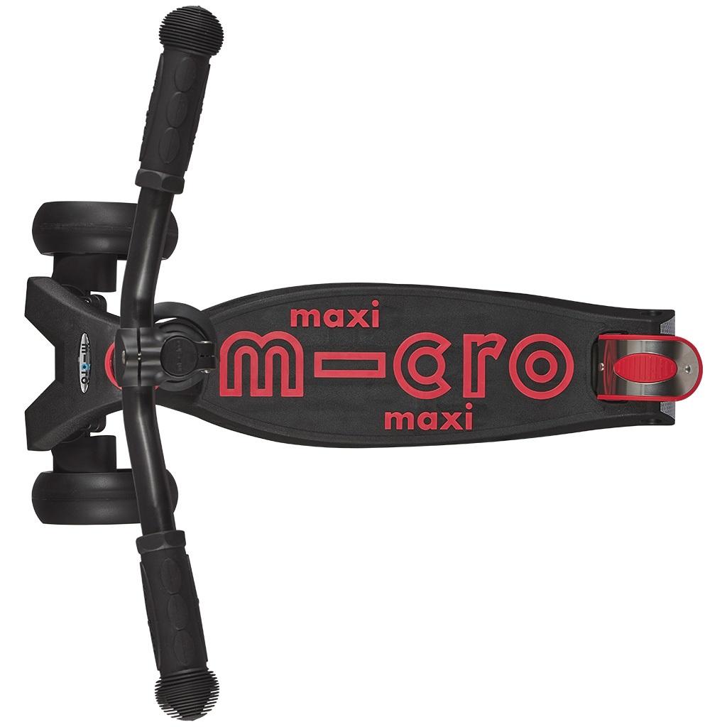 Micro Maxi Deluxe Pro Scooter - Black And Red