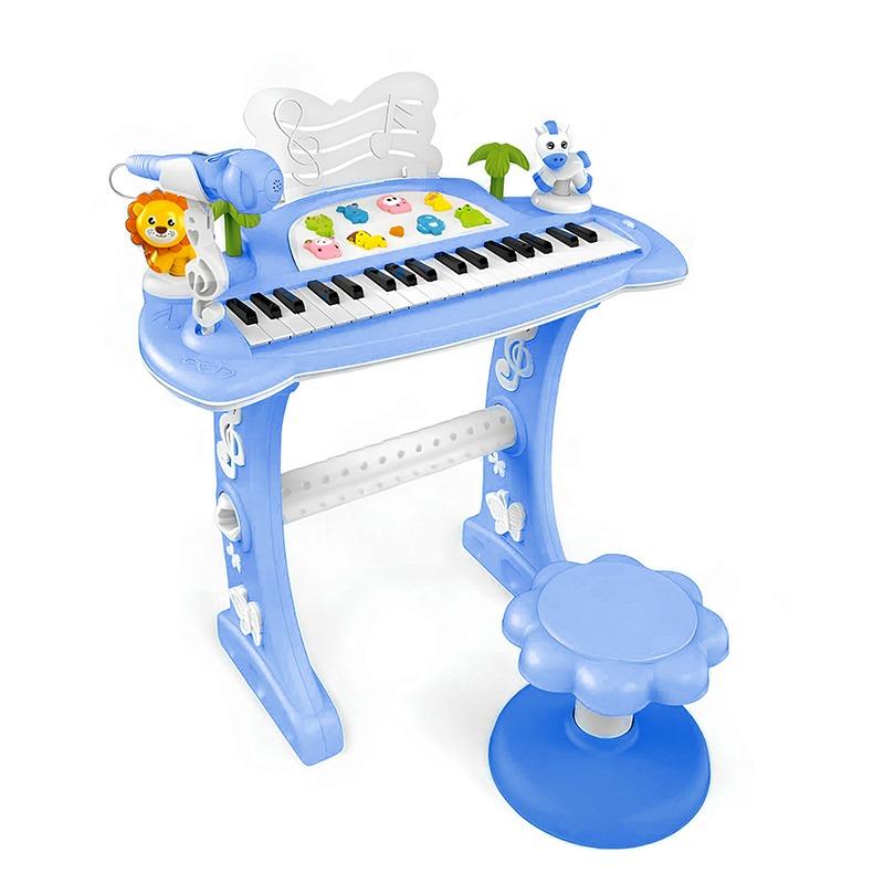 البيانو الموسيقي الكهربائي مع مقعد