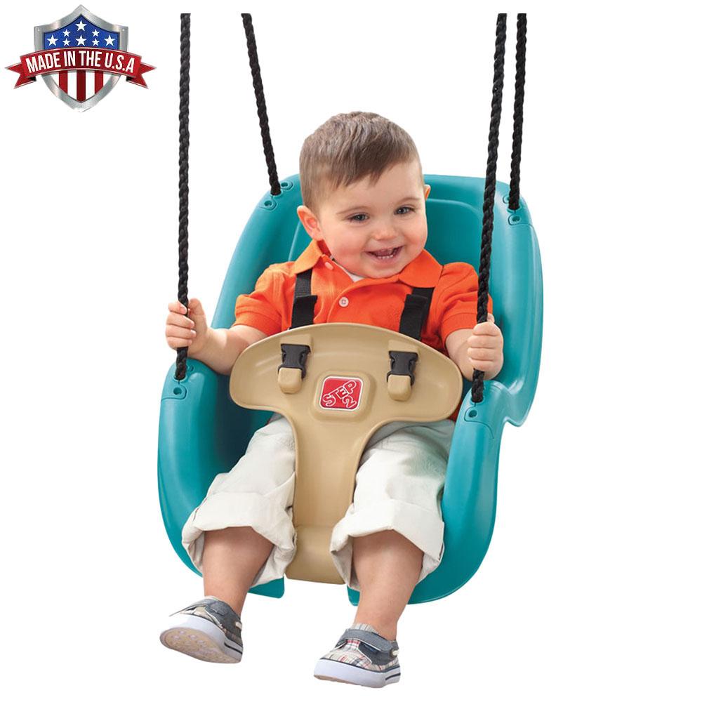 ستب2 - أرجوحة الرضع والأطفال الصغار لون أزرق