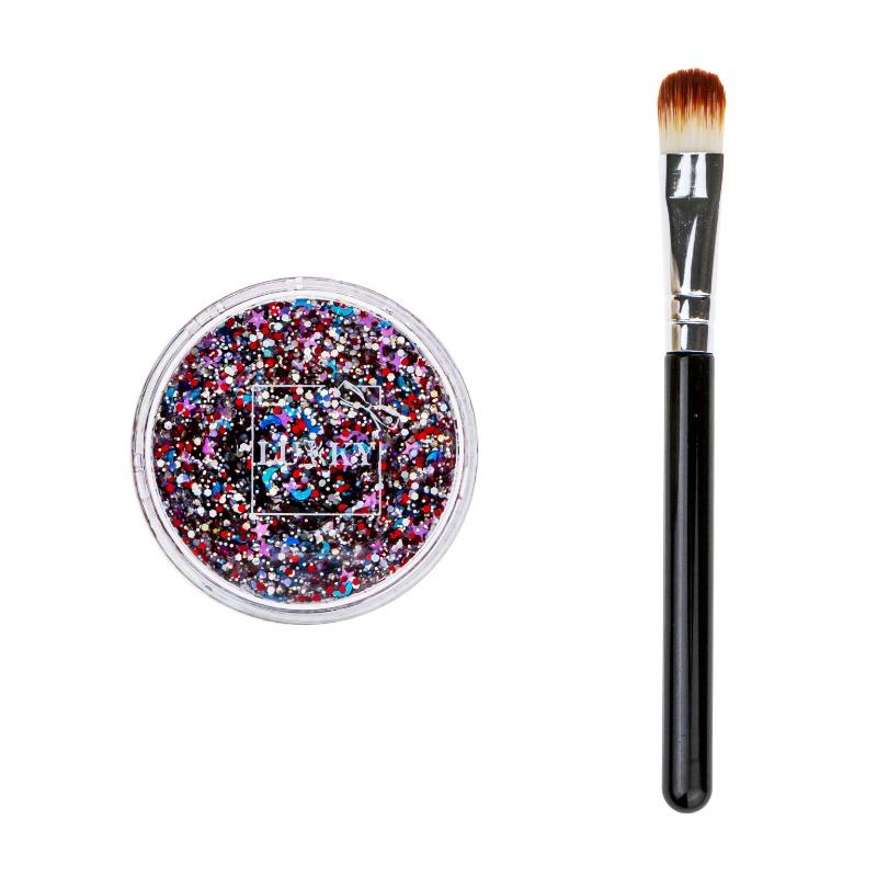 Lukky Body Glitter Gel With Brush 25ml