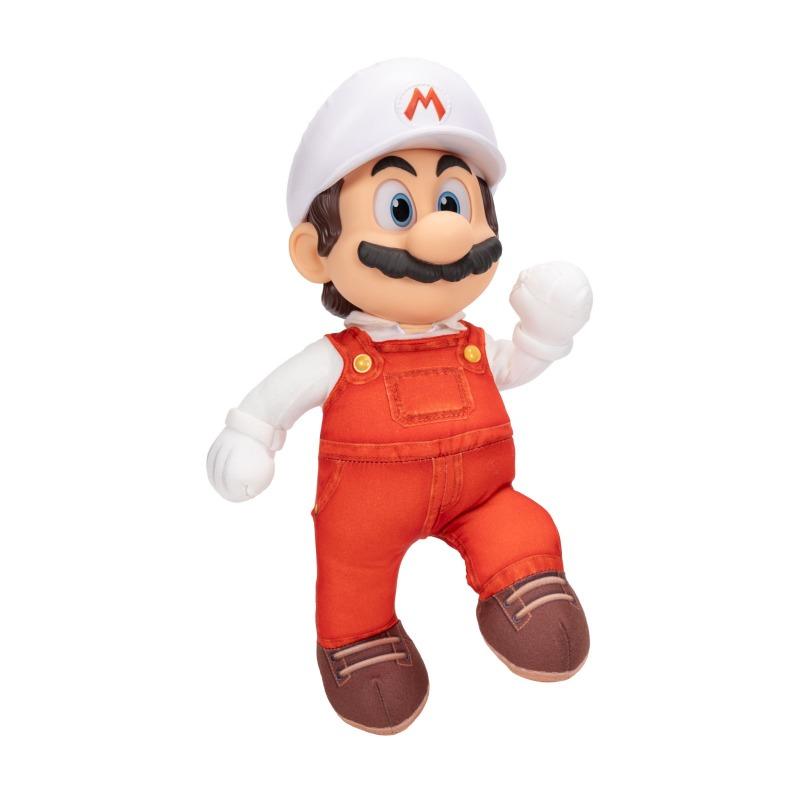 Nintendo Super Mario Galaxy Movie – 14" Posable Plush – Fire Mario