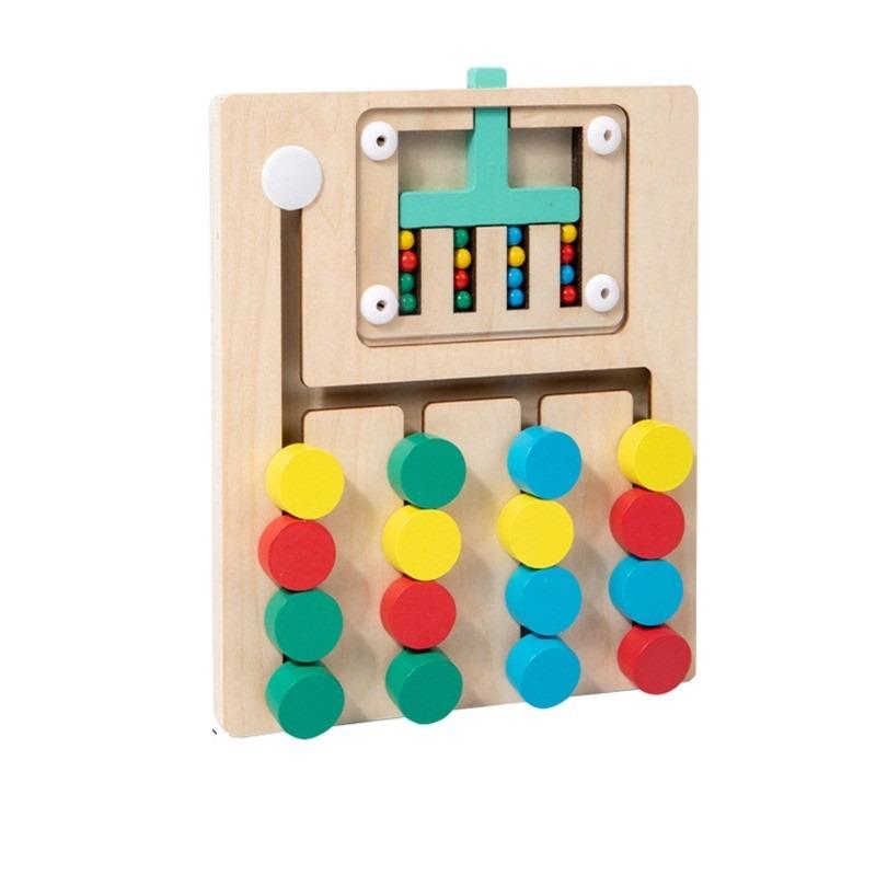 Wooden Magnetic Ball Maze Game (5 Colors)