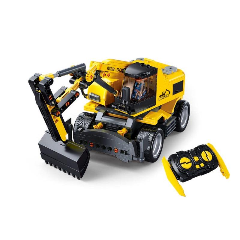 Sluban - E7 Wheeled Excavator 4WD