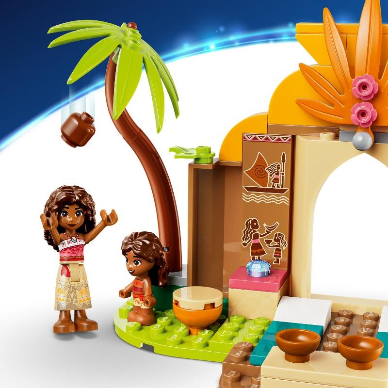 LEGO Disney Moana Village House & Boat Building Set