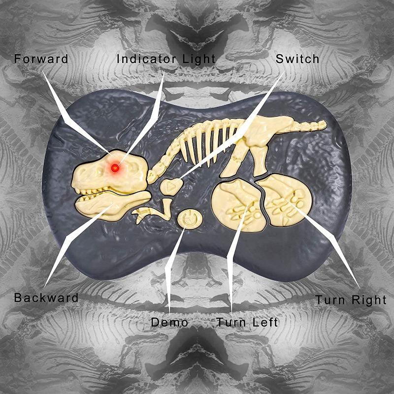 Sunmir Toys RC Dinosaur Leader Velociraptor Simulation Walking