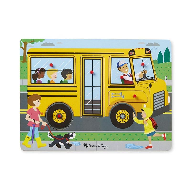 Melissa & Doug Wheels On The Bus Sound Puzzle