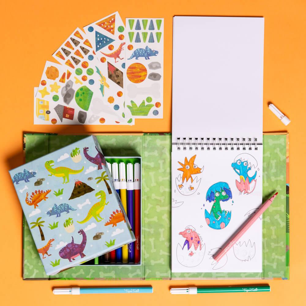 تايجر ترايب - مجموعة تلوين الديناصورات