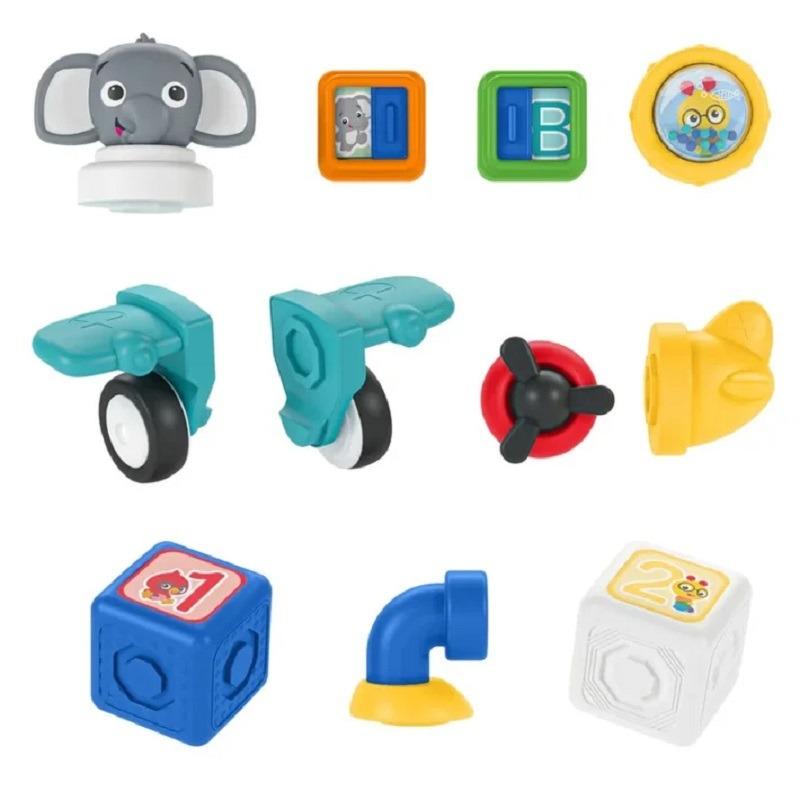 بيبي أينشتاين - مجموعة بناء المركبات وفرز الكتل 11 قطعة