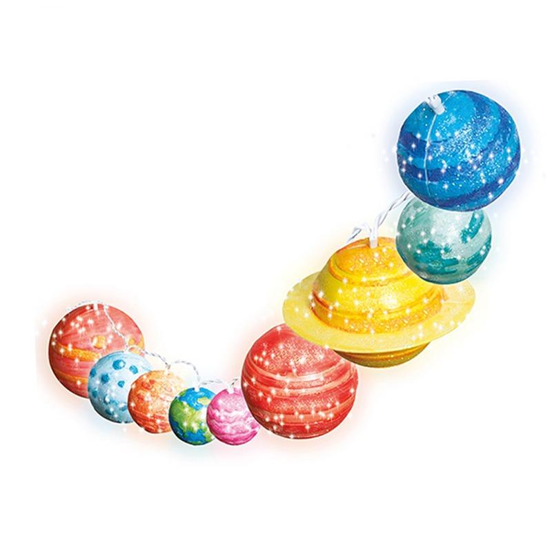 4M Steam Powered Girls Solar System String Lights