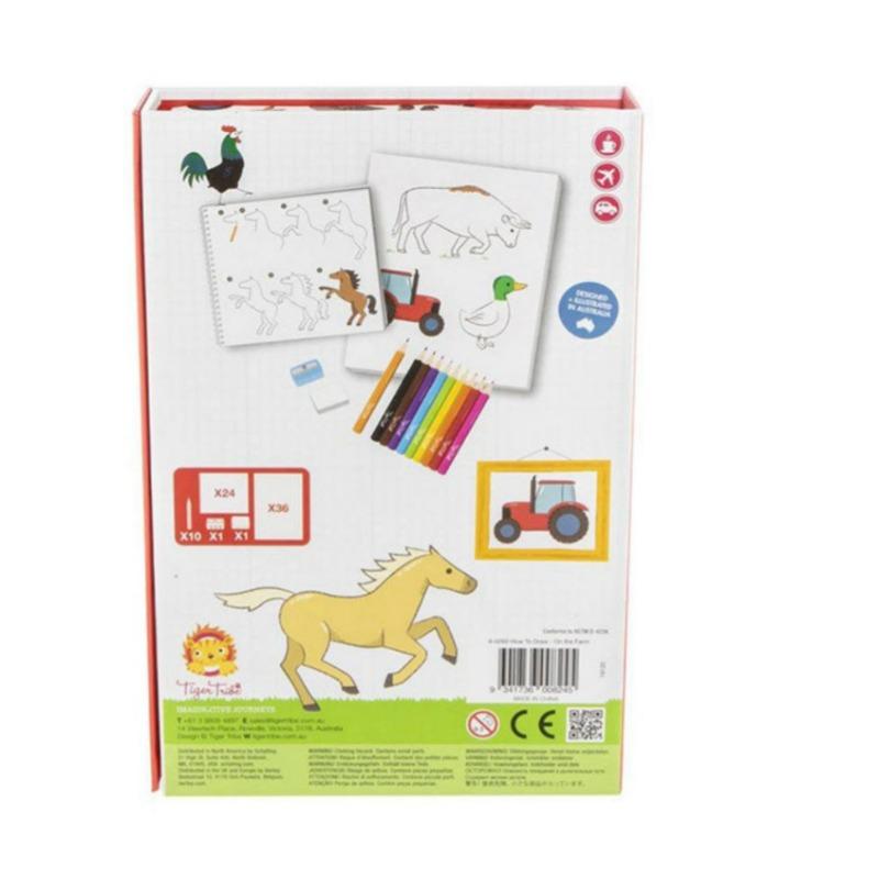 تايجر ترايب - دفتر تعلم رسم المزرعة