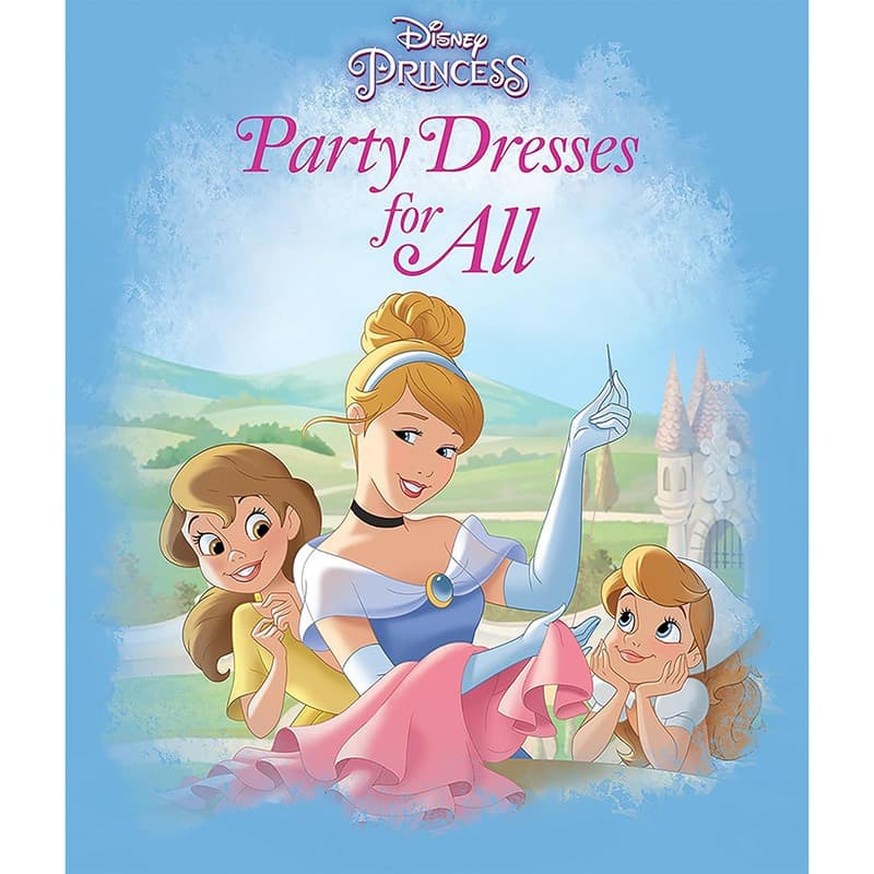 Disney Princess Electronic Reader and 8 Books Library