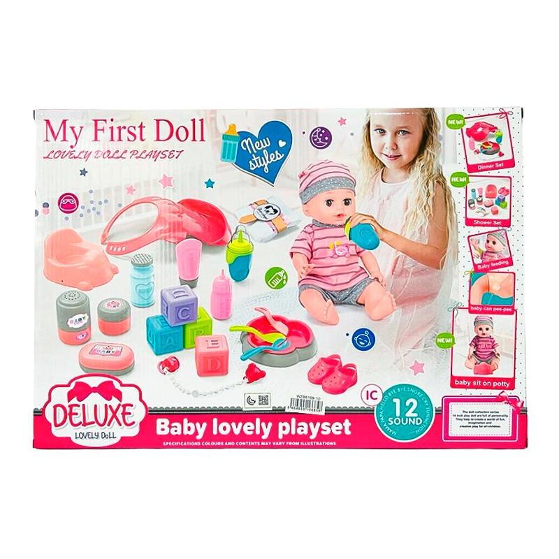 Vdora Doll Baby Lovely Play Set - Baby Pink