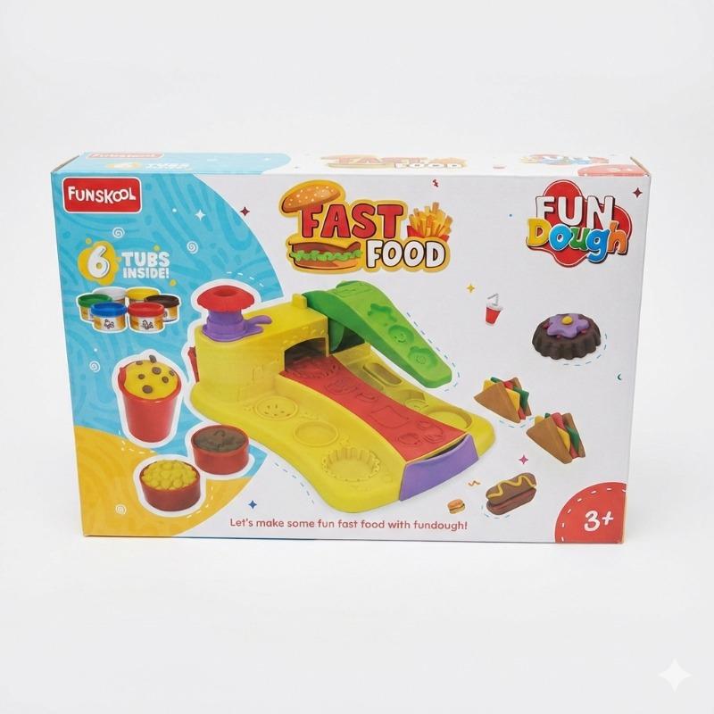 فن سكول - مجموعة صلصال الوجبات السريعة